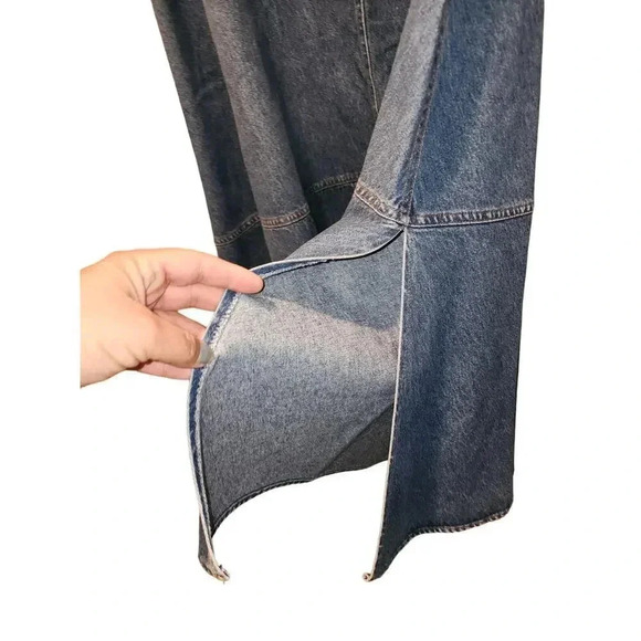 Vintage VRG Sport Women's Denim Maxi Size 12 - Picture 4 of 5